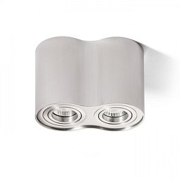 Obrázek pro produkt MILANO II stropní česaný hliník 230V GU10 2x35W - RED - DESIGN RENDL