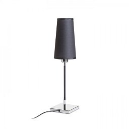 Obrázek pro produkt LULU stolní černá chrom 230V E27 28W - RED - DESIGN RENDL