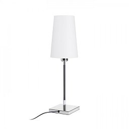 Obrázek pro produkt LULU stolní bílá/černá chrom 230V E27 28W - RED - DESIGN RENDL