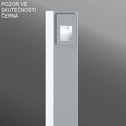 Venkovní stojací svítidlo RADO 1 BOLLARDS LED 4W 3000K 124lm IP65 černá RAL9011 - LIGMAN Obrázek pro produkt Venkovní stojací svítidlo RADO 1 BOLLARDS LED 4W 3000K 124lm IP65 černá RAL9011 - LIGMAN