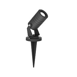 Reflektorové svítidlo UTAH 2 se zápichem LED 4W 160lm 3000K 24V IP65 černá RAL9011 - LIGMAN Obrázek pro produkt Reflektorové svítidlo UTAH 2 se zápichem LED 4W 160lm 3000K 24V IP65 černá RAL9011 - LIGMAN