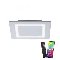 Stropní svítidlo Q-MIRAN LED Smart Home 19W 2150lm 30x30cm hliník RGB 2700-5000K - PAUL NEUHAUS Obrázek pro produkt Stropní svítidlo Q-MIRAN LED Smart Home 19W 2150lm 30x30cm hliník RGB 2700-5000K - PAUL NEUHAUS