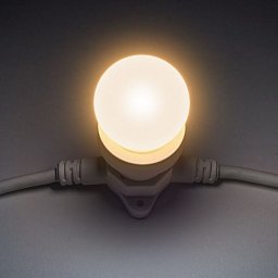 Obrázek pro produkt DecoLED LED žárovka - teple bílá, patice E27, 12 diod