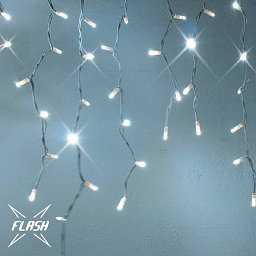 Obrázek pro produkt DecoLED LED světelné krápníky - FLASH, 3x1m, ledově bílá, 174 diod