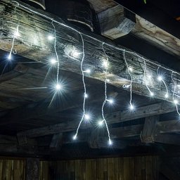 DECOLED LED světelné krápníky Hobby Line, 2x0,5m, ledově bílá, 40 diod, pouze do interiéru. Obrázek pro produkt DECOLED LED světelné krápníky Hobby Line, 2x0,5m, ledově bílá, 40 diod, pouze do interiéru.