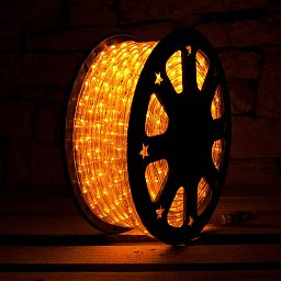 DECOLED LED hadice 50 m, žlutá, 1 500 diod Obrázek pro produkt DECOLED LED hadice 50 m, žlutá, 1 500 diod