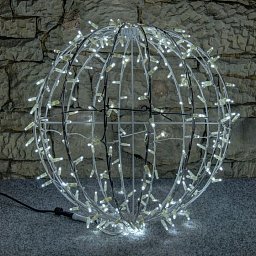 DecoLED LED světelná koule - ledově bílá, pr. 60 cm Obrázek pro produkt DecoLED LED světelná koule - ledově bílá, pr. 60 cm