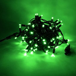 DecoLED LED světelný řetěz - 5m, zelená, 50 diod Obrázek pro produkt DecoLED LED světelný řetěz - 5m, zelená, 50 diod