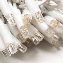 DecoLED LED světelný řetěz - 100m, ledově bílá, 2000 diod, bílý kabel Obrázek pro produkt DecoLED LED světelný řetěz - 100m, ledově bílá, 2000 diod, bílý kabel
