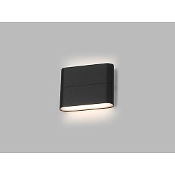 Obrázek pro produkt LED2 FLAT S, A NÁSTĚNNÉ ANTRACITOVÉ IP54 - LED2 Lighting