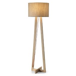 Obrázek pro produkt Stojací lampa MAIKO šedá / oranžová E27 25W v.165cm - PAN