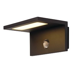 Obrázek pro produkt LED SENSOR WL, LED venkovní nástěnné nástavbové svítidlo, IP44, ANTRACIT, 3000K - BIG WHITE (SLV)
