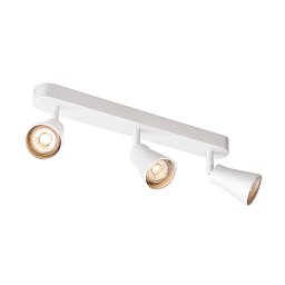 Obrázek pro produkt AVO TRIPLE, nástěnné a stropní svítidlo, tři žárovky, QPAR51, bílé, max. 3x50W - BIG WHITE (SLV)