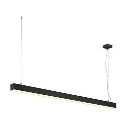 Obrázek pro produkt Q-LINE DALI SINGLE LED, závěsné svítidlo, stmívatelné, 1 500 mm, černé - BIG WHITE (SLV)