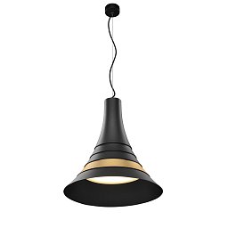 Obrázek pro produkt BATO 45 PD, LED závěsné svítidlo, černá / mosaz, LED, 2700K - BIG WHITE (SLV)