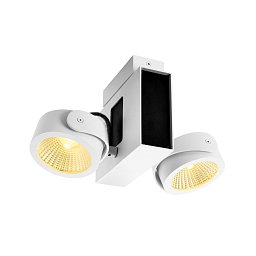 Obrázek pro produkt TEC KALU CW, LED nástěnné a stropní nástavbové svítidlo, double, bílá / černá, 24°, 3000K - BIG WHITE (SLV)