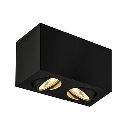 Obrázek pro produkt TRILEDO Double, LED stropní nástavbové svítidlo, černá, 3000K, 16W - BIG WHITE (SLV)