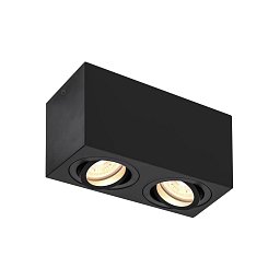 Obrázek pro produkt TRILEDO Double, stropní nástavbové svítidlo, QPAR51, černá, max. 10W - BIG WHITE (SLV)