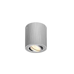 Obrázek pro produkt TRILEDO CL, stropní nástavbové svítidlo, QPAR51, kartáčovaný hliník, max. 10W - BIG WHITE (SLV)