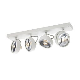 Obrázek pro produkt KALU CW, nástěnné a stropní nástavbové svítidlo, quad, QPAR111, bílá, 4x75W - BIG WHITE (SLV)