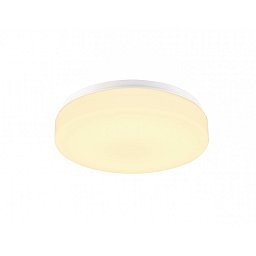 Obrázek pro produkt LIPSY 30 Drum CW, LED venkovní nástěnné a stropní nástavbové svítidlo, bílá, IP44 3000/4000K - BIG WHITE (SLV)