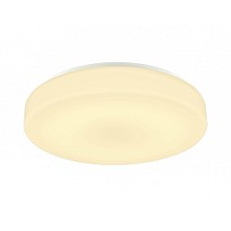 Obrázek pro produkt LIPSY 50 Drum CW, LED venkovní nástěnné a stropní nástavbové svítidlo, bílá, IP44 3000/4000K - BIG WHITE (SLV)
