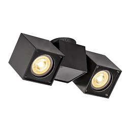 Obrázek pro produkt ALTRA DICE CW, nástěnné a stropní nástavbové svítidlo, double, QPAR51, černá - BIG WHITE (SLV)