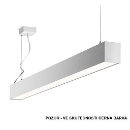 Obrázek pro produkt Svítidlo závěsné LINA80 LED modul 36,1W 4470lm 4000K (08-501K-20GEE/840, B) černé (bez závěs.lanka) - HALLA
 - HALLA