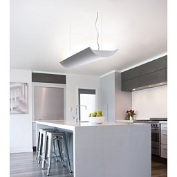 Obrázek pro produkt Závěsné svítidlo Jony LED 23,6W 230V G5 EVG 2600lm 3000K bílý ekolit - ECO DESIGN
