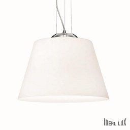 Obrázek pro produkt Závěsné svítidlo Ideal Lux Cylinder SP1 D40 bianco 025438 bílé 40,5cm - IDEALLUX