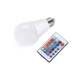 Obrázek pro produkt Stmívatelná LED RGB+W žárovka E27 7,5W 3000K + RGB 470lm - LEUCHTEN DIREKT / JUST LIGHT