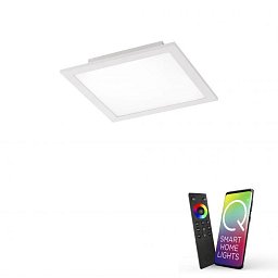 Q-FLAG LED panel Smart-Home v bílé s měnitelnou teplotou chromatičnos vč. dálkového ovladače stmívatelné ZigBee 2700-5000K - PAUL NEUHAUS Obrázek pro produkt Q-FLAG LED panel Smart-Home v bílé s měnitelnou teplotou chromatičnos vč. dálkového ovladače stmívatelné ZigBee 2700-5000K - PAUL NEUHAUS
