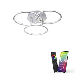 Q-NEVIO, LED stropní svítidlo, Smart Home 2700-5000K - PAUL NEUHAUS Obrázek pro produkt Q-NEVIO, LED stropní svítidlo, Smart Home 2700-5000K - PAUL NEUHAUS