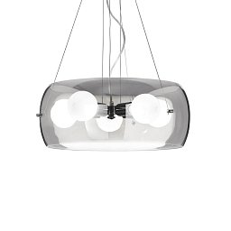 Obrázek pro produkt Závěsné svítidlo Ideal Lux Audi-10 SP5 fumé 103983 šedé   - IDEALLUX