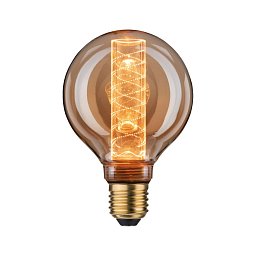 LED Vintage Globe žárovka G95 Inner Glow 4W E27 zlatá s vnitřní spirálou - PAULMANN Obrázek pro produkt LED Vintage Globe žárovka G95 Inner Glow 4W E27 zlatá s vnitřní spirálou - PAULMANN