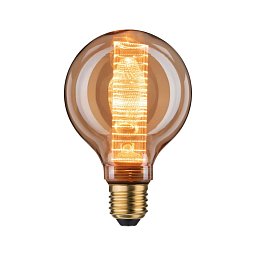 LED Vintage Globe žárovka G95 Inner Glow 4W E27 zlatá s vnitřním kroužkem - PAULMANN Obrázek pro produkt LED Vintage Globe žárovka G95 Inner Glow 4W E27 zlatá s vnitřním kroužkem - PAULMANN