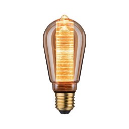 LED Vintage žárovka ST64 Inner Glow 4W E27 zlatá s vnitřním kroužkem - PAULMANN Obrázek pro produkt LED Vintage žárovka ST64 Inner Glow 4W E27 zlatá s vnitřním kroužkem - PAULMANN