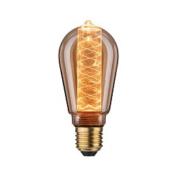 LED Vintage žárovka ST64 Inner Glow 4W E27 zlatá s vnitřní spirálou - PAULMANN Obrázek pro produkt LED Vintage žárovka ST64 Inner Glow 4W E27 zlatá s vnitřní spirálou - PAULMANN