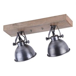 Obrázek pro produkt SAMIA Nástěnné a stropní svítidlo, 2-ramenné, železo, retro - LEUCHTEN DIREKT / JUST LIGHT
