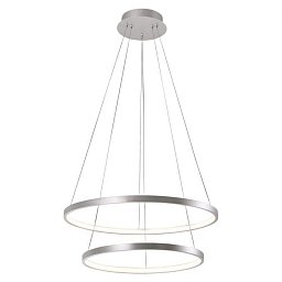 Obrázek pro produkt CIRCLE LED závěsné svítidlo, stříbrná, kruhové, průměr 50cm 3000K - LEUCHTEN DIREKT / JUST LIGHT