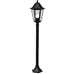 Obrázek pro produkt Venkovní sloupkové svítidlo Cardiff 1x60W E27 černá čirá - NORDLUX