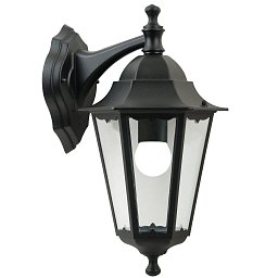 Obrázek pro produkt Venkovní nástěnné svítidlo Cardiff 1x60W E27 černá čirá - NORDLUX