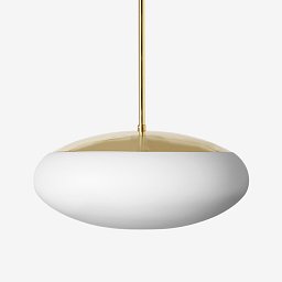 Obrázek pro produkt Závěsné svítidlo DAPHNE ZT 2x75(57)W E27 sklo chrom opál ZT.12.D450.80 - LUCIS