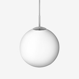 Obrázek pro produkt Závěsné svítidlo POLARIS ZT PE 1x100(77)W E27 plast chrom opál ZT.11.300.80 PE - LUCIS
