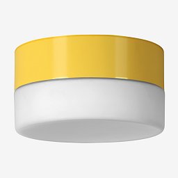 Stropní a nástěnné svítidlo NOMIA 36W LED 3000K sklo žlutá opál BS34.K1.N34.35 - LUCIS Obrázek pro produkt Stropní a nástěnné svítidlo NOMIA 36W LED 3000K sklo žlutá opál BS34.K1.N34.35 - LUCIS