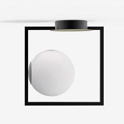 Stropní a nástěnné svítidlo PALA 7,4W LED 3000K sklo opál SR.L1.P1.45M - LUCIS Obrázek pro produkt Stropní a nástěnné svítidlo PALA 7,4W LED 3000K sklo opál SR.L1.P1.45M - LUCIS