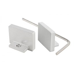 Obrázek pro produkt Reprofil koncovka P-AU-10-12 sada 2 ks stříbrná elox 18,2 mm - DEKOLIGHT