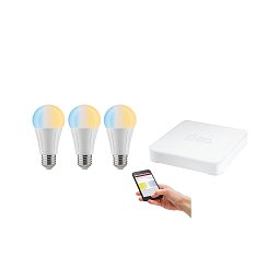 SmartHome Starter sada Soret měnitelná bílá včetně SmartFriends Box - PAULMANN Obrázek pro produkt SmartHome Starter sada Soret měnitelná bílá včetně SmartFriends Box - PAULMANN