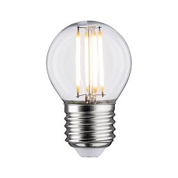 LED kapka 5 W E27 čirá teplá bílá - PAULMANN Obrázek pro produkt LED kapka 5 W E27 čirá teplá bílá - PAULMANN