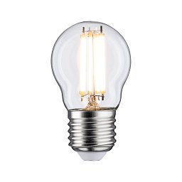 LED kapka 6,5 W E27 čirá teplá bílá stmívatelné - PAULMANN Obrázek pro produkt LED kapka 6,5 W E27 čirá teplá bílá stmívatelné - PAULMANN